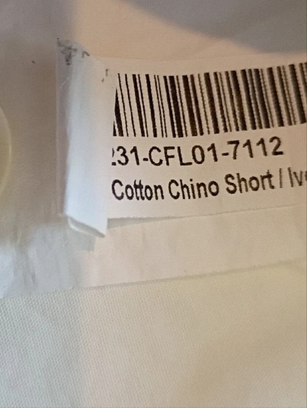 Quince Cotton Chino Ivory Shorts Sz 14 Casual Shorts